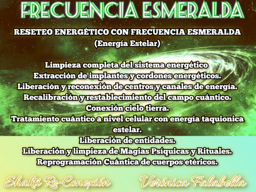 💚Liberación Energética FRECUENCIA ESMERALDA💚🛸 