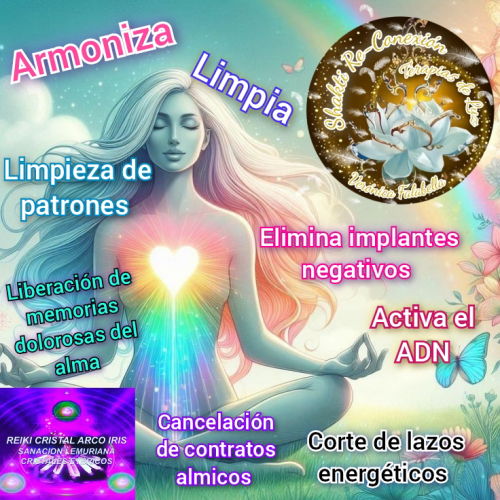 ✨️TRATAMIENTO DE LIBERACION REIKI CRISTAL ARCOÍRIS 2