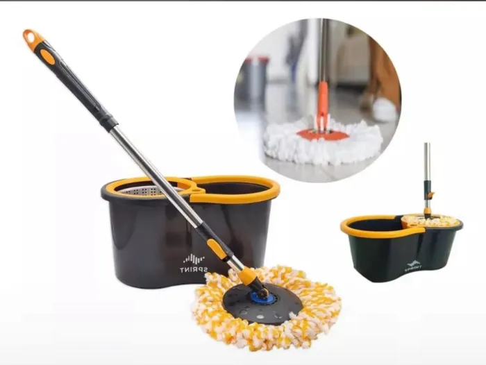  Mopa Giratoria con Balde Doble Compartimento