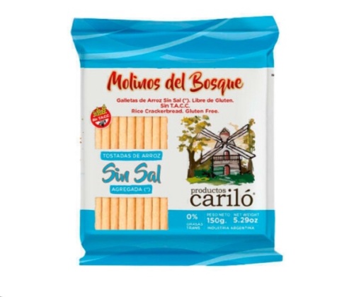 Galletas de arroz Cariño x18u SIN SAL