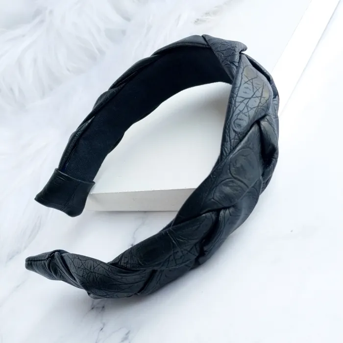 Vinchas trenzadas engomadas 