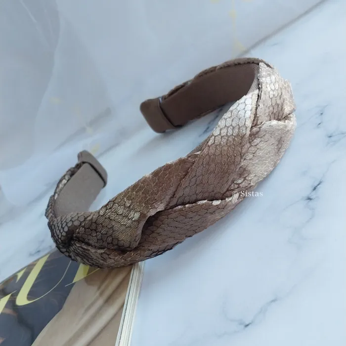 Vinchas trenzadas Snake  2