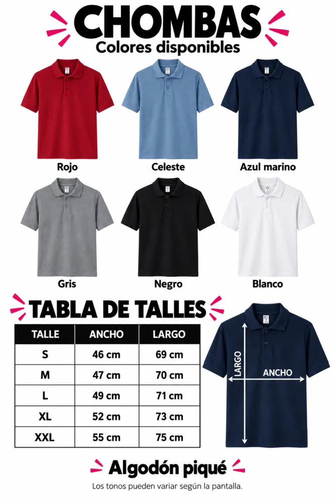Chombas personalizadas 2