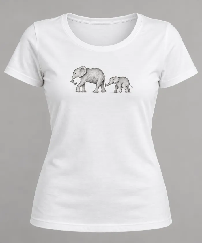 Remera Mamá - Elefante