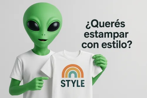 Remera sublimada 2 estampas a elección 