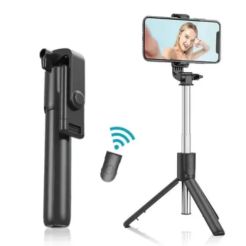 BASTON SELFIE CON TRIPODE BLUETOOH R1