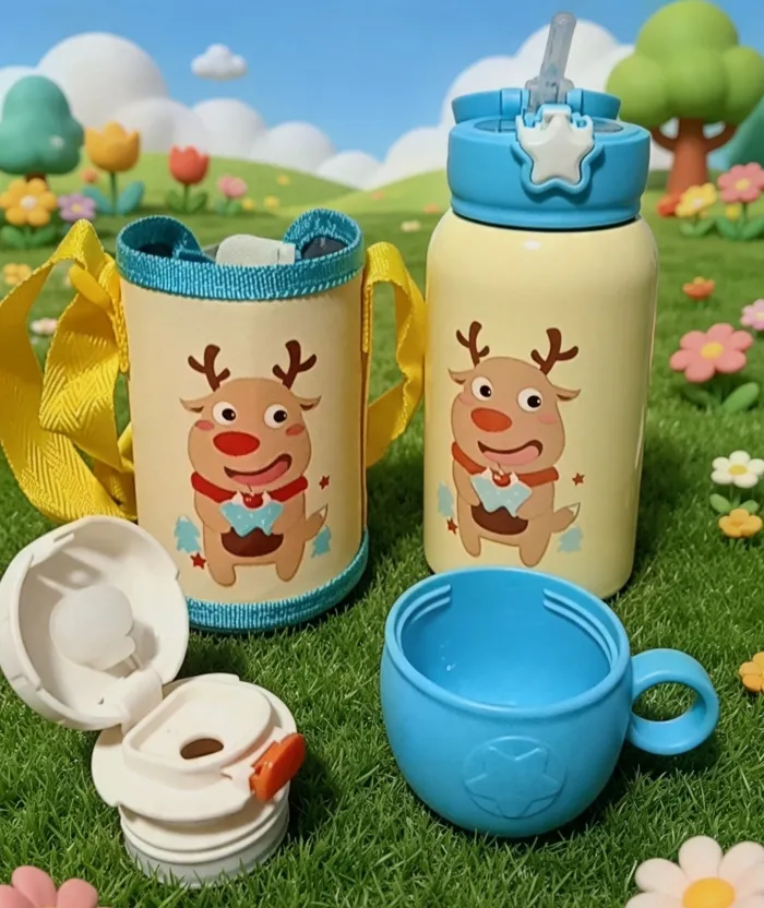 Termo infantil amarillo, unisex