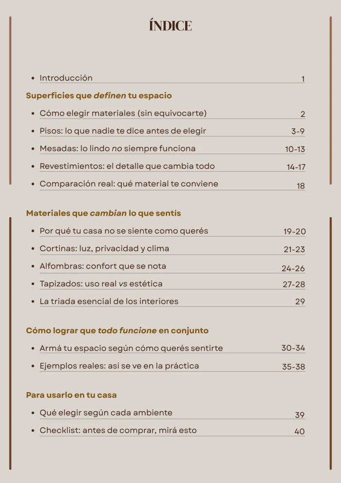 Guía para elegir los materiales de tu casa 2