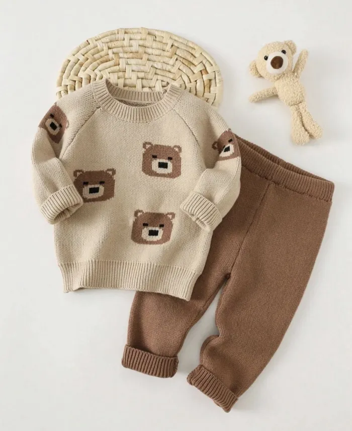 Conjunto abrigado ositos 