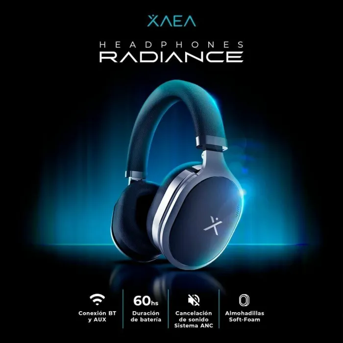 🎧AURICULAR XAEA RADIANCE NEGRO - CALIDAD PREMIUM 
