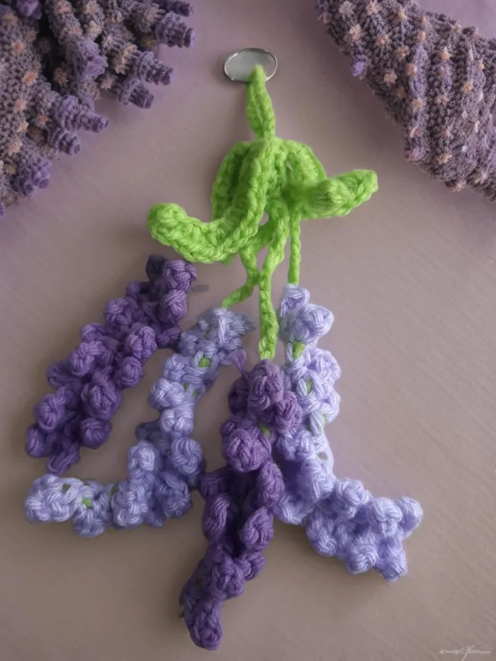 Llavero lavanda