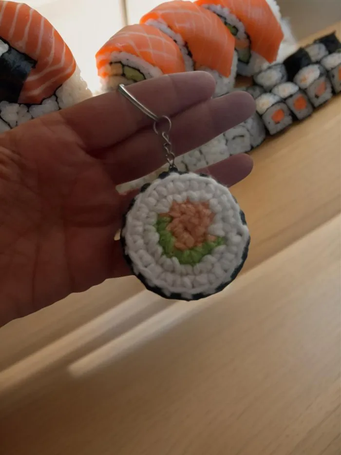 Llavero sushi 