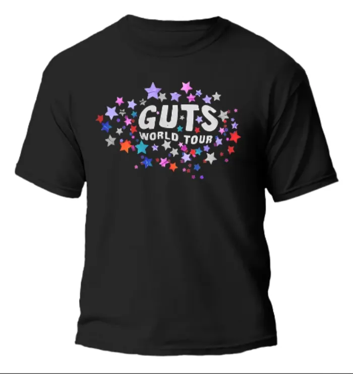 Remera Guts Tour Diseño 1 - Olivia Rodrigo 
