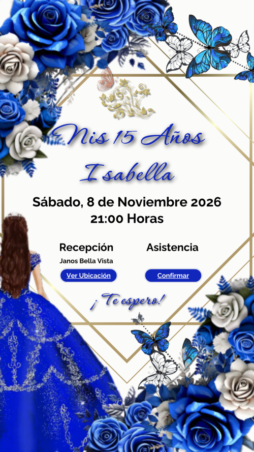 Invitación 15 Años PDF con Links