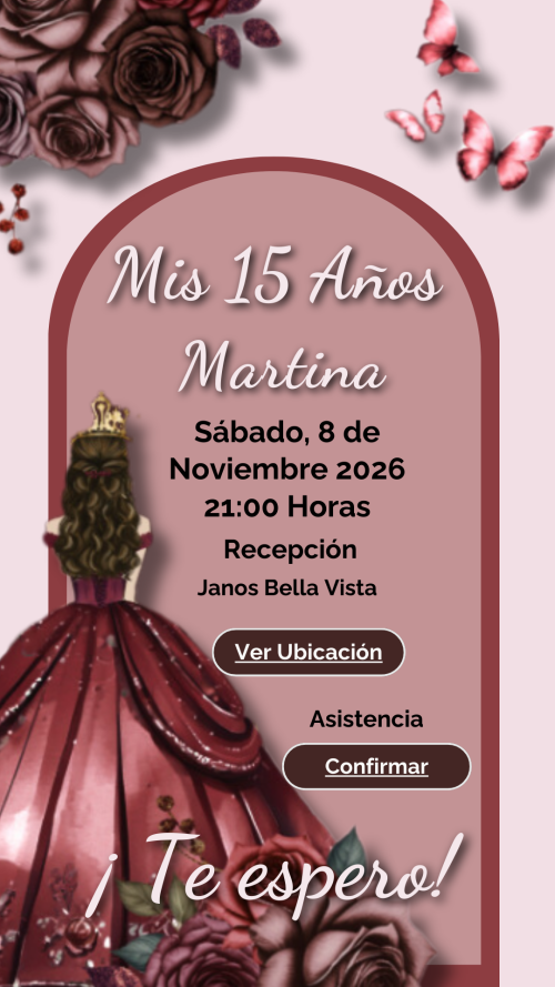 Invitación 15 Años PDF con Links 2