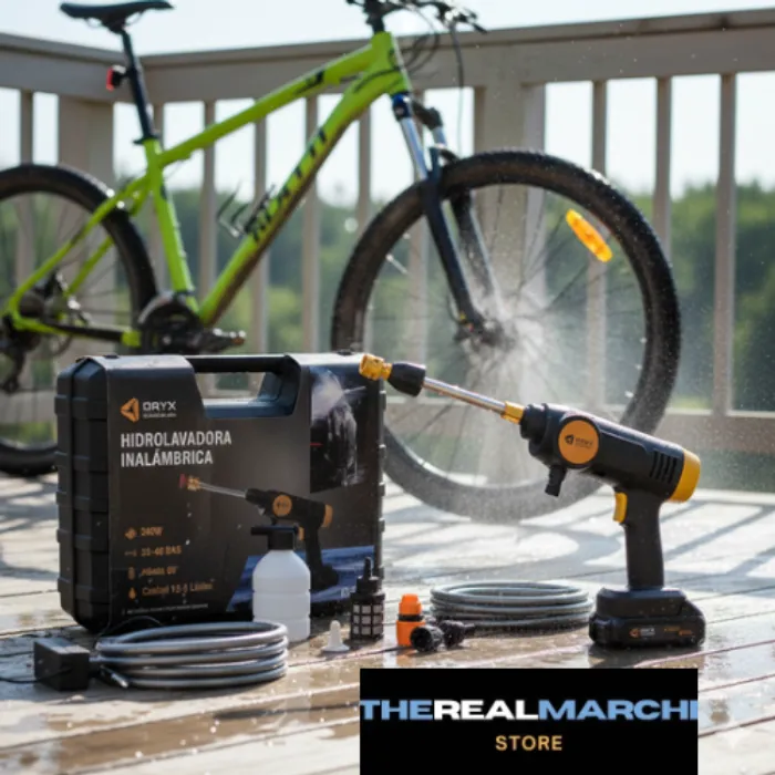 Hidrolavadora Portátil Inalámbrica Oryx EL677