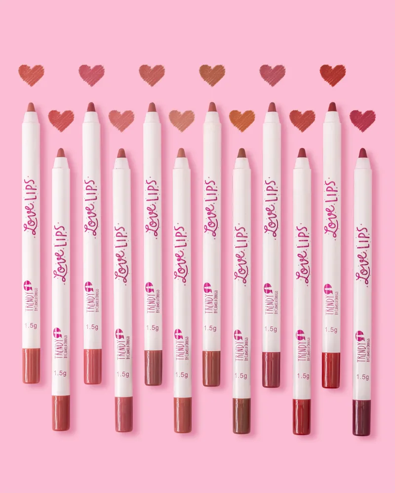 Delineadores lápiz labial trendy