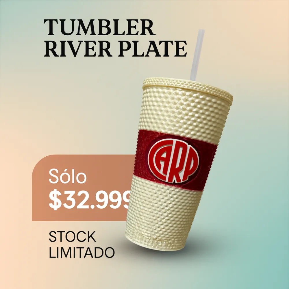 Tumbler River Plate ⚪️🔴