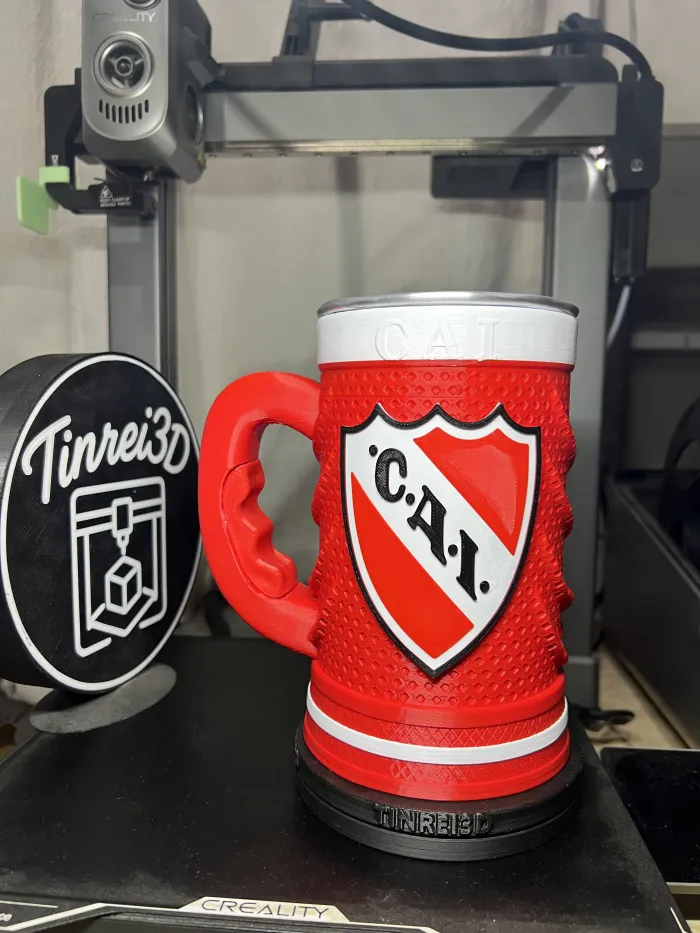 Chop tipo camiseta Independiente de avellaneda