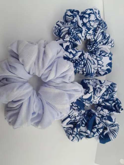 Scrunchies variados colores 