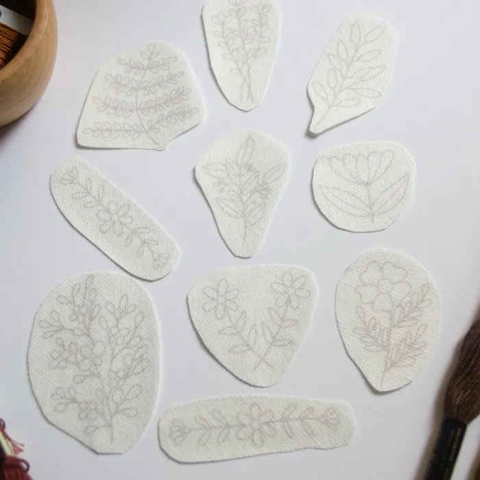 Set STICKERS FLORES SILVESTRES ROMÁNTICAS Hidrosolubles S001 2
