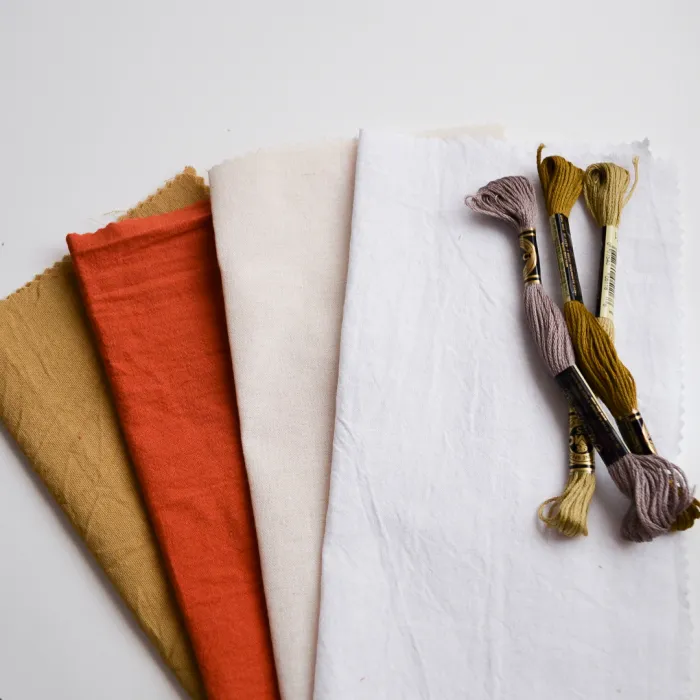 Pack De Telas Tusor Para Bordar  (001M) 2