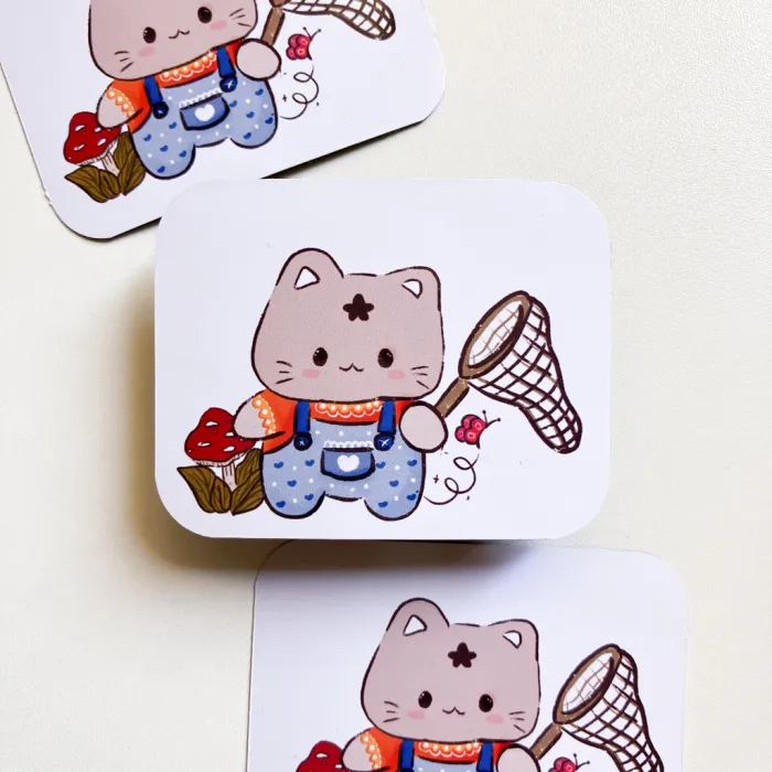 Iman Kawaii ilustrado y hecho a mano (IMAN002)