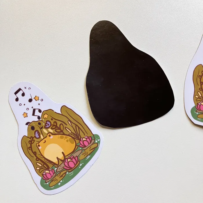 Iman Kawaii ilustrado y hecho a mano (IMAN003) 2