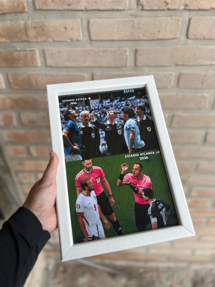 Cuadro Messi & Maradona sorteo de moneda 🇦🇷✨⚽️ 2