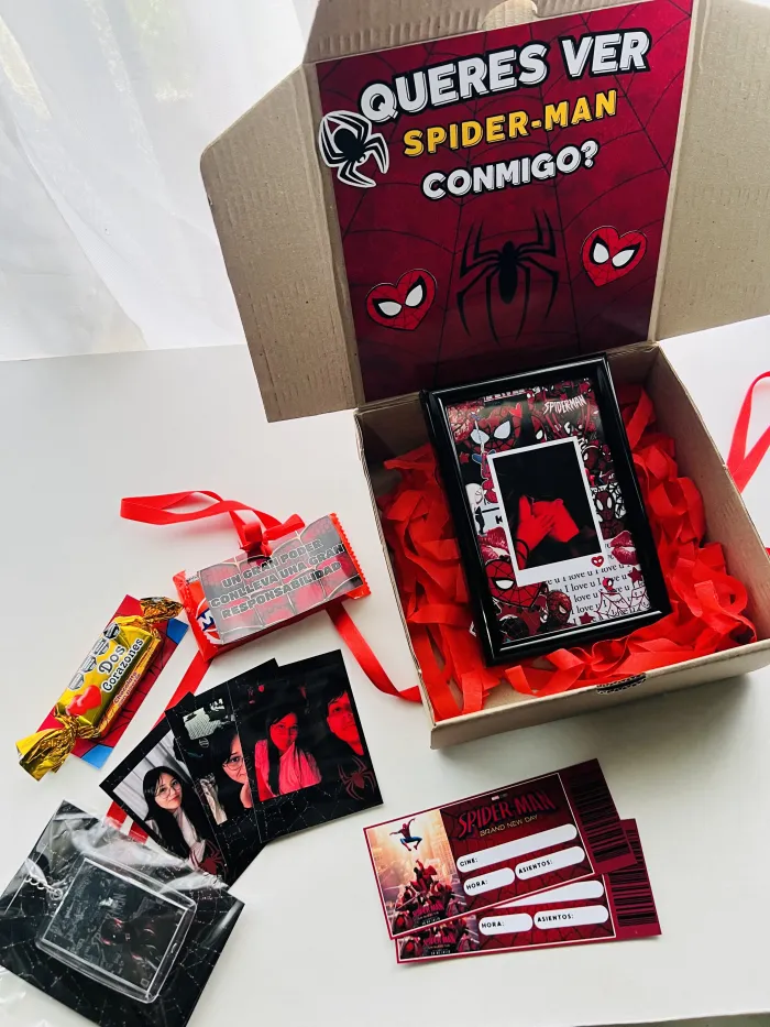 Caja invitacion al cine 🍿🎬