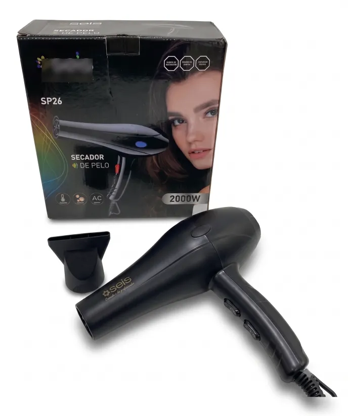 Secador de pelo Seis SP28 de 2000W 