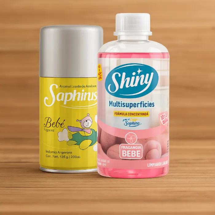 Combo Shiny Limpiador Liquido + Aerosol - Saphirus