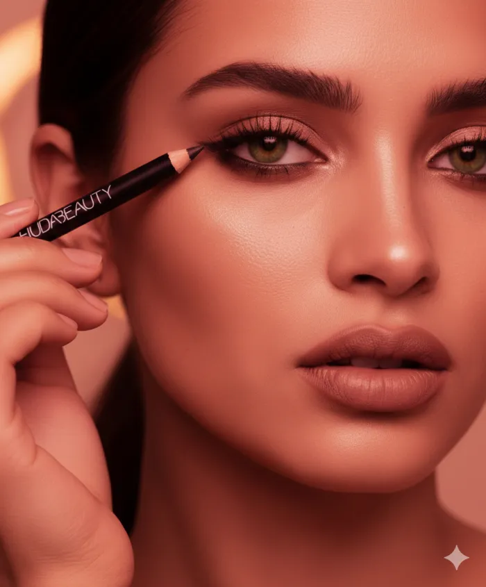 Lápiz delineador negro Huda Beauty 