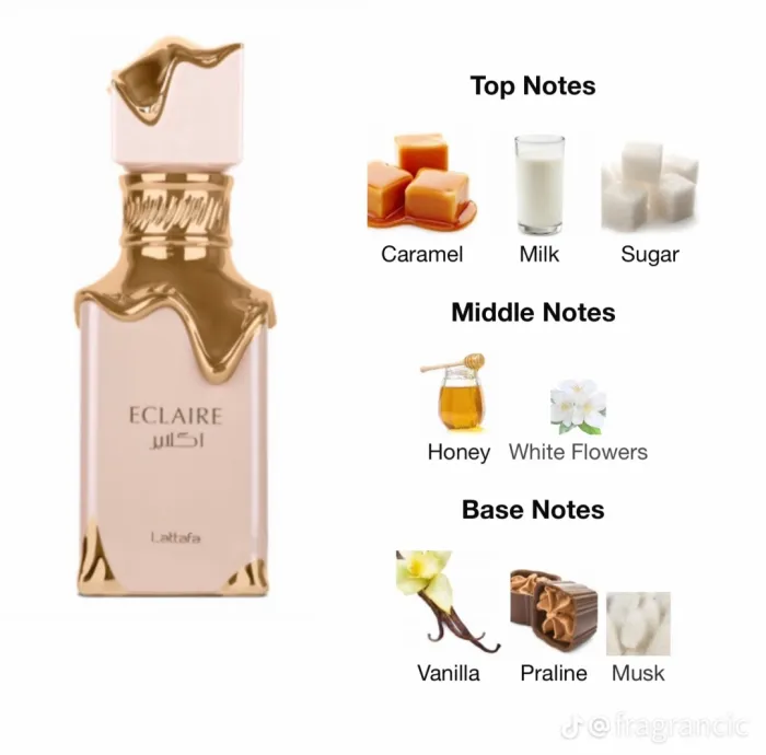 Lattafa árabe Eclaire Eau De Parfum 2