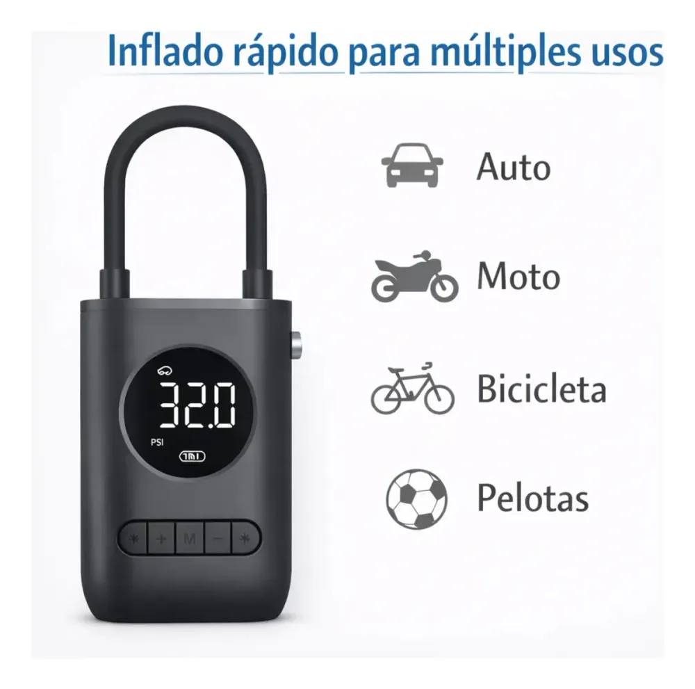 Inflador portatil recargable 2