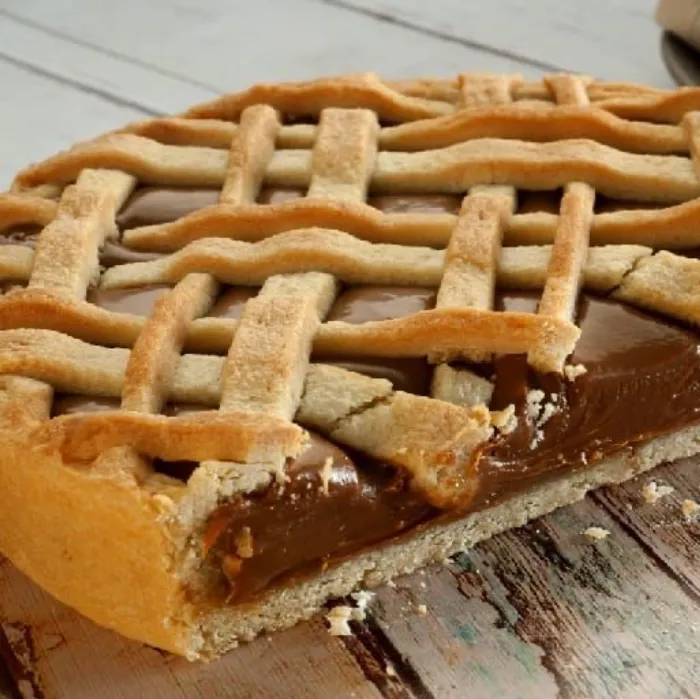 Pasta frola de dulce de leche 