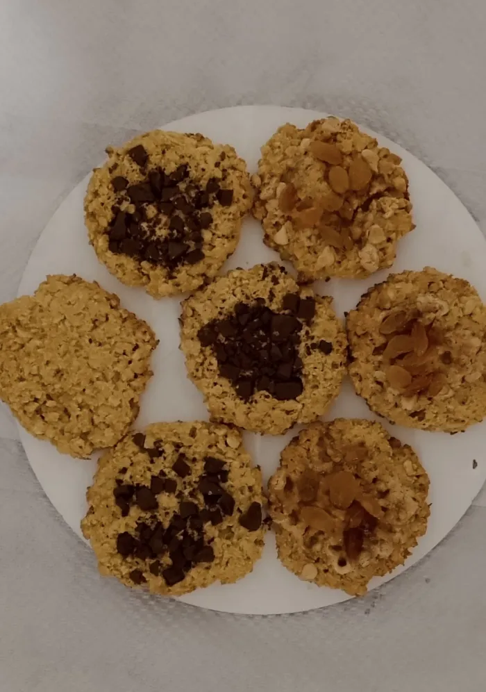 Cookies de naranja y maní (veganas)