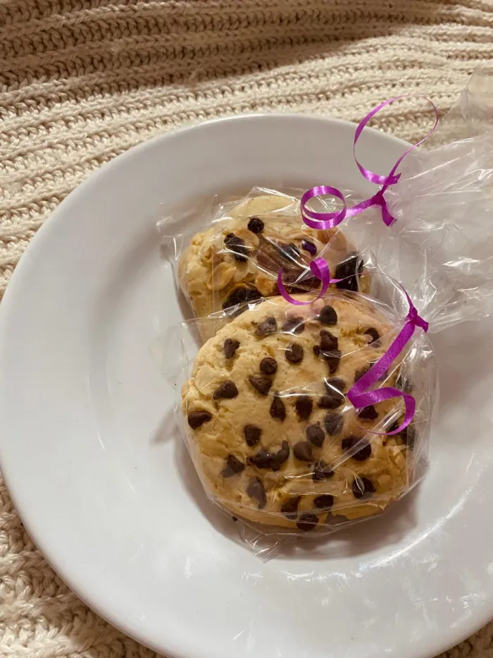 Cookies de chispas de chocolate y frutos secos 