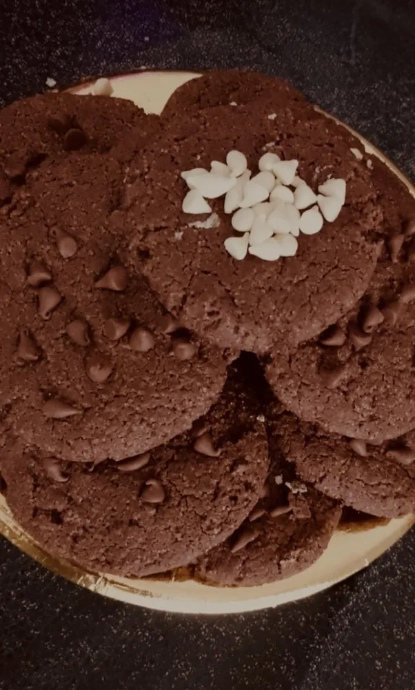 Cookies de chocolate amargo