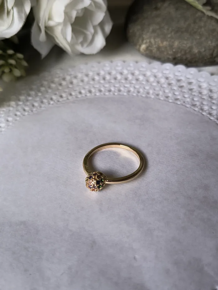 Joyas con baño de oro y micro pave