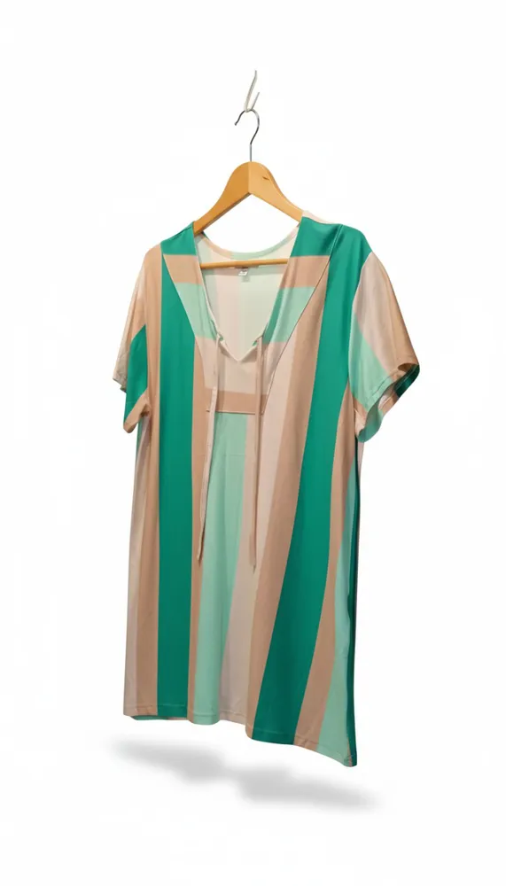 Remera a Rayas Plus size