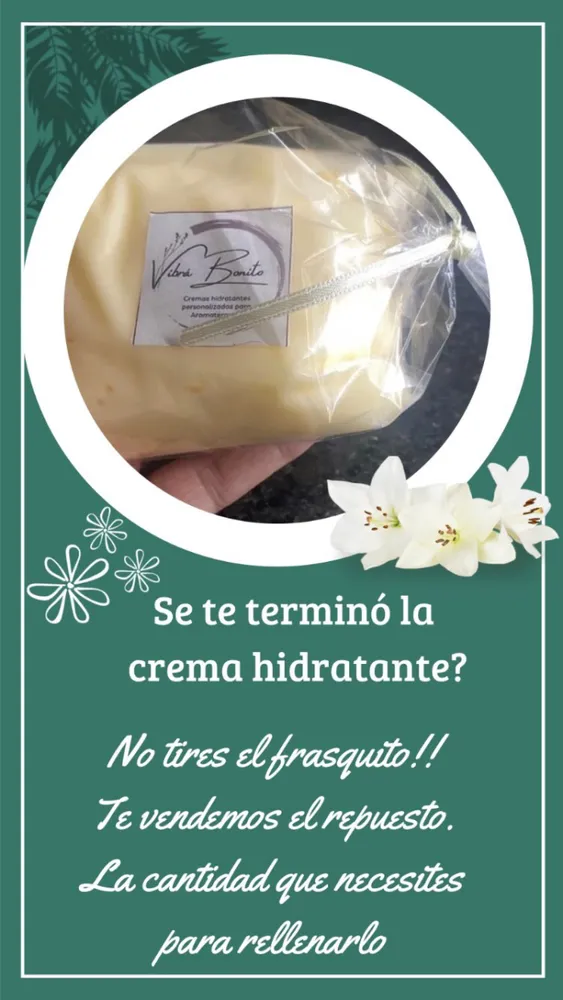 Crema hidratante para manos por 100 gramos 