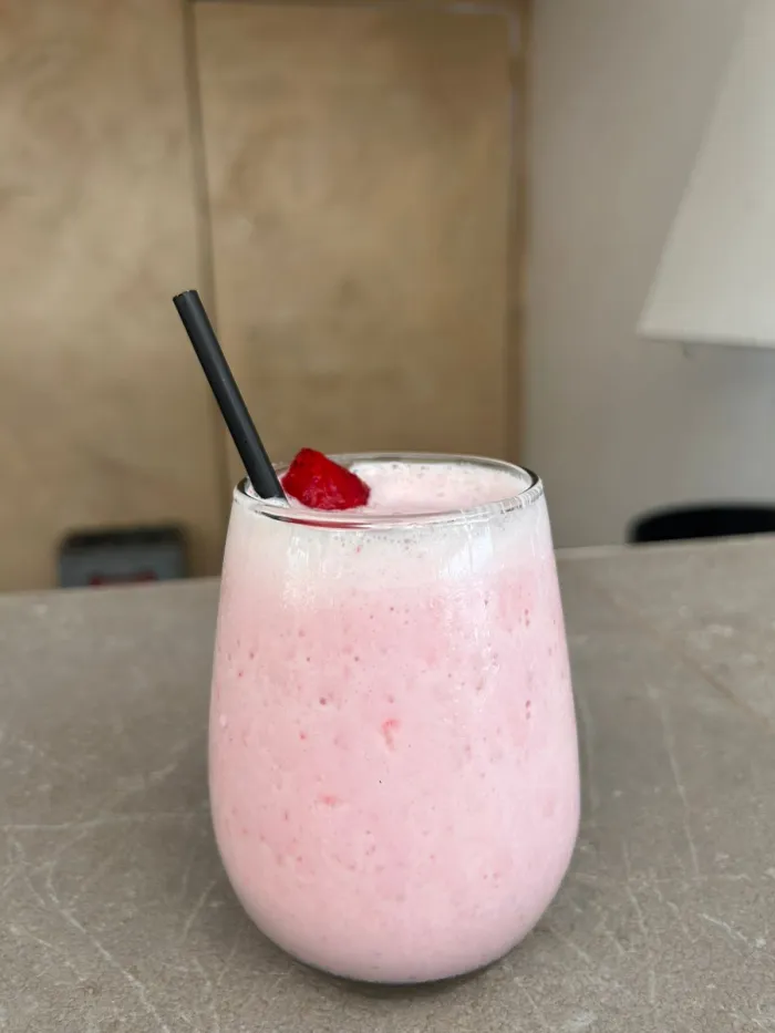 Licuado de frutilla 