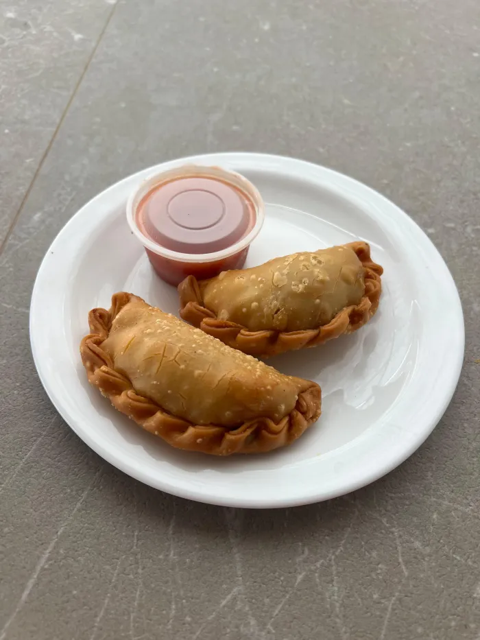 Empanada cortada a cuchillo 