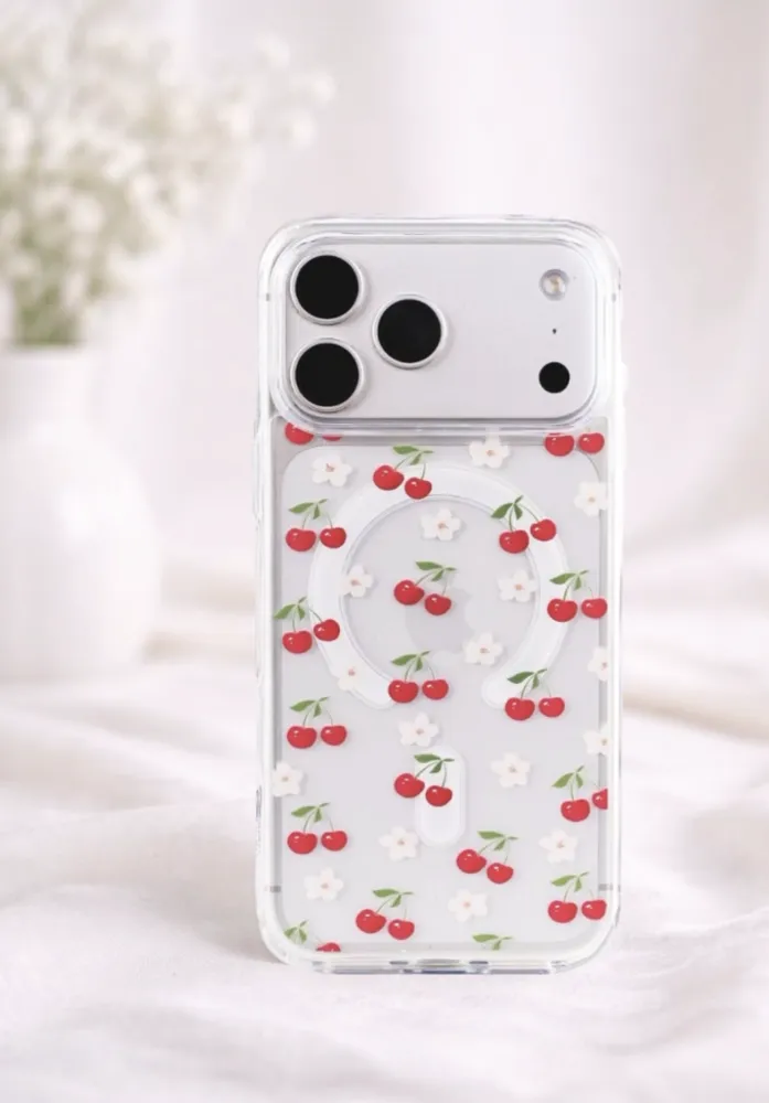 Garden clear case    modelo solo linea iphone  2