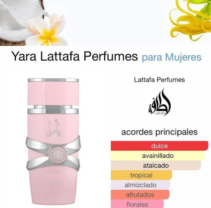Perfume Árabe Yara de Lattafa 2