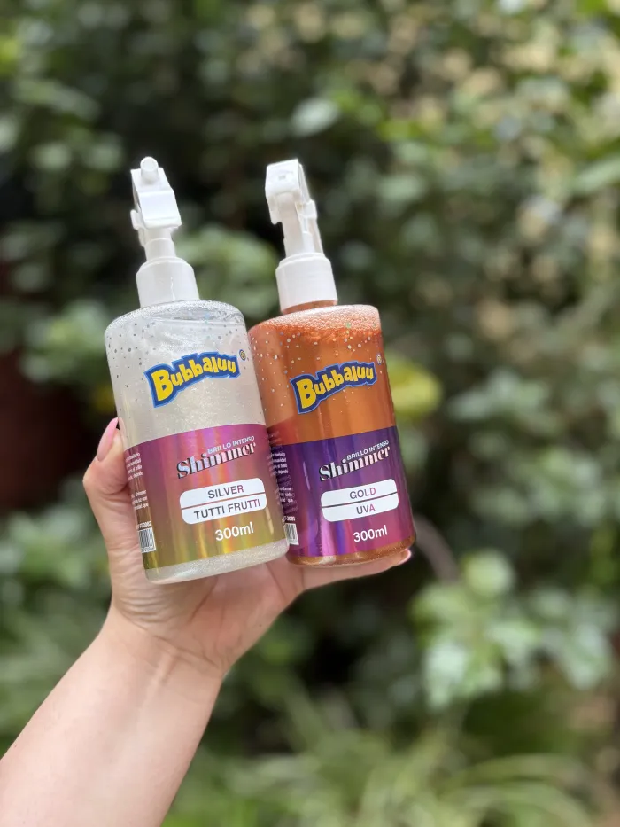 Shimmer para cabello y corporal Bubbaluu ✨