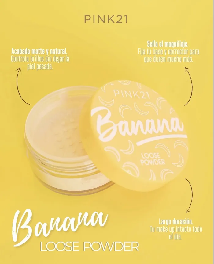 Polvo suelto Banana 🍌 PINK 21 2