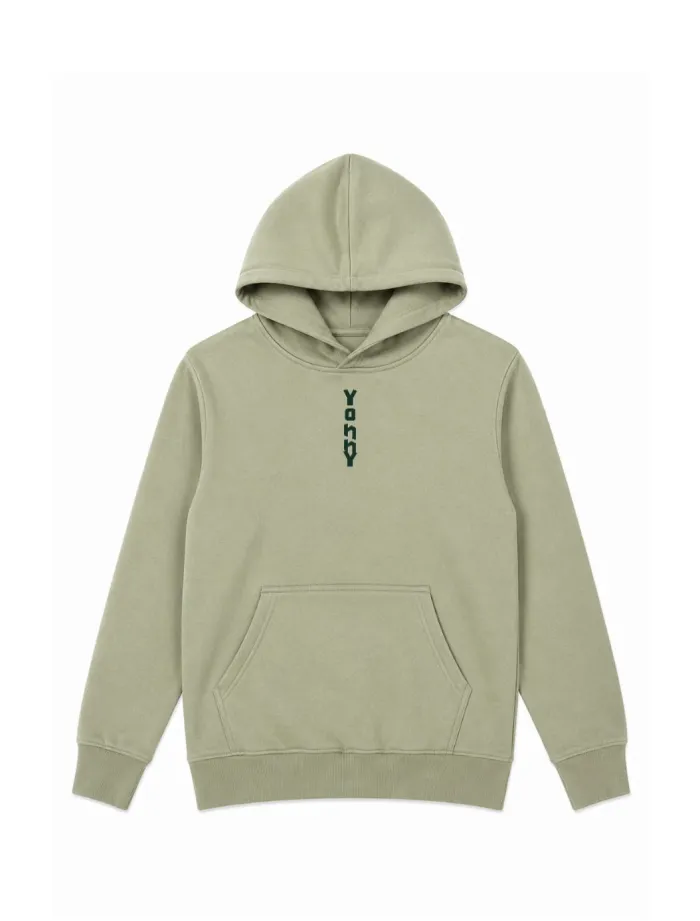 Hoodie Verde Saliva Claro