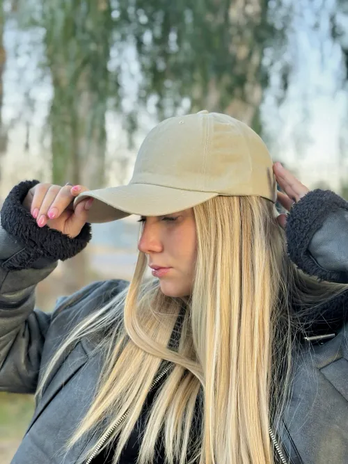 Gorra basic beige